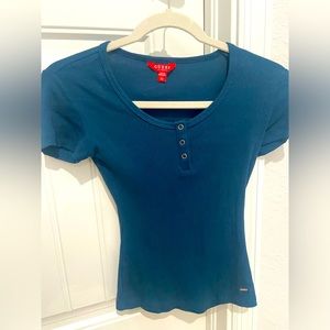 Guess Blue Henley